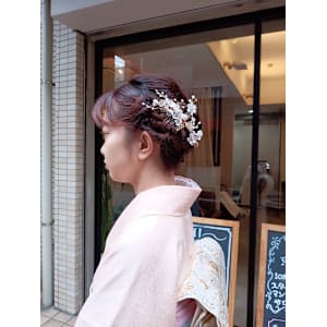 【パーティー・忘年会・新年会・初詣】 特別の日のヘアーセット