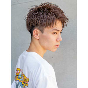 【小久保style】メンズカットツーブロックツイストウルフ