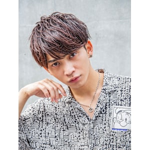 【小久保style】メンズカットツーブロックツイストウルフ