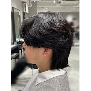 【カルマパーマ】メンズヘア/メンズパーマ/センターパート