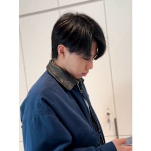 ダークアッシュ/韓国マッシュ/刈り上げないマッシュ