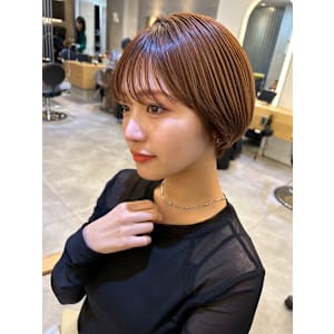 髪質改善前髪長めマッシュショート美髪*Zina西新