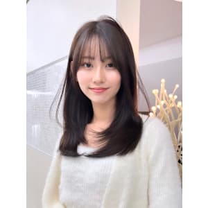 顔まわりカット/前髪/似合わせカット/レイヤーカット/銀座