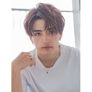 【小久保style】メンズカットツーブロックツイストウルフ