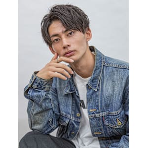 【小久保style】メンズカットツーブロックツイストウルフ