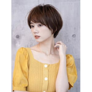 20代30代40代/ひし形ショート/ニュアンスパーマ/森下