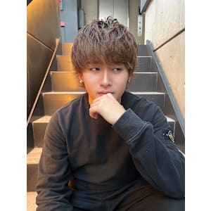 髪質改善ニュアンスパーママッシュウルフ*Zina熊本