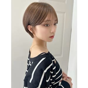 髪質改善カーキベージュマッシュショート*Zina千葉