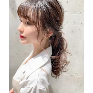 髪質改善ポニーテール夏アレンジ美髪*Zina千葉