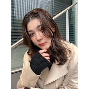 髪質改善前髪なしアッシュブラウン美髪*Zina川崎