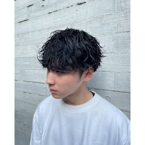 波巻きスパイラルパーマツイストスパイラルパーマ韓国マッシュ