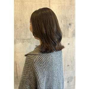 アッシュベージュ／重ためミディ【ARCH Emi】