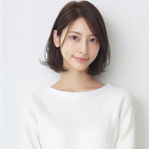 ナチュラルボブ×黒髪ボブ×大人ショートボブ20代30代40代