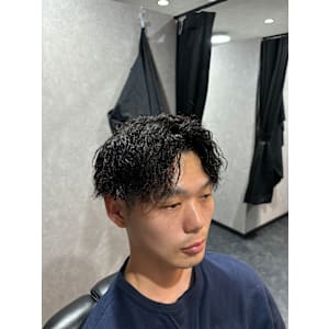 ツイストスパイラル×センターパート