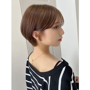 髪質改善イメチェン丸みショート美髪*Zina博多筑紫口