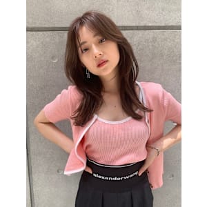 髪質改善デザインカラーベージュピンク*Zina博多筑紫口