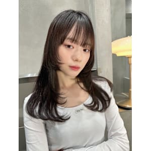 髪質改善ぱっつん前髪ストレート美髪*Zinaパシフィーク天神