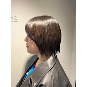 髪質改善トリートメント艶髪ショート