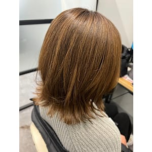 くびれミディ外ハネボブオレンジブラ