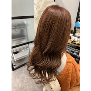 艶髪王道ブラウン大人可愛いゆる巻き