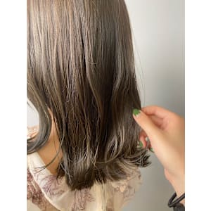 艶髪透明感カラー＊オリーブベージュ