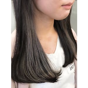 韓国風ダークアッシュ×インナーグレ