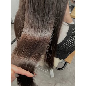 髪質改善艶髪＊バイオレットブラウン