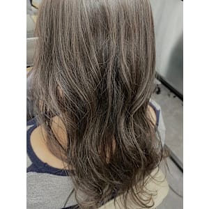 カーキオリーブベージュハイライトカ