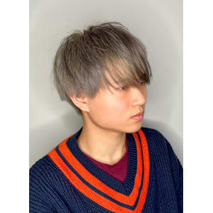 メンズハイトーン爽やかマッシュ