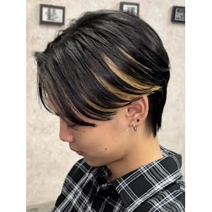 インナー　センターパート