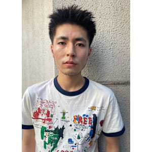 スペインカール波巻きスパイラルパーマメンズマッシュツイスト