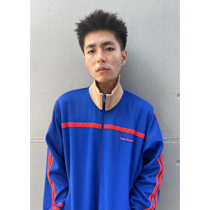 スペインカール波巻きスパイラルパーマメンズマッシュツイスト