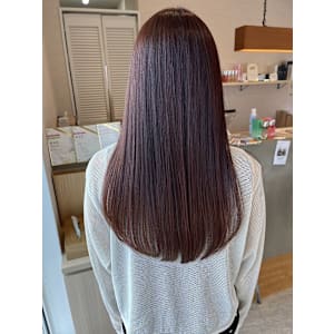 髪質改善/ウルトワトリートメント/小顔カット/ボルドーカラー