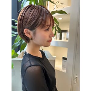 髪質改善前髪長めマッシュショート美髪*Zina船橋南口