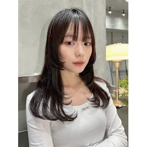 髪質改善艶髪アッシュブラック美髪*Zina船橋南口