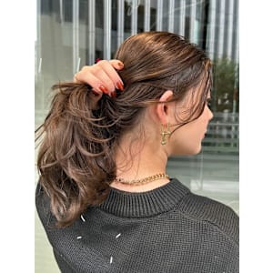 前髪なしミディアムレイヤーカット美髪*Zina船橋南口