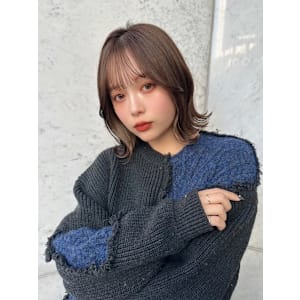 髪質改善シースルー前髪ボブ美髪*Zina茨木