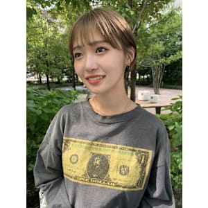 髪質改善ミントアッシュ小顔ショート*Zina茨木