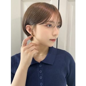 髪質改善アッシュオリーブショート美髪*Zina茨木