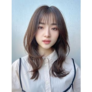 髪質改善エアリー顔回りレイヤー美髪*Zina高田馬場