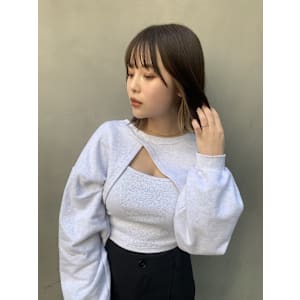 髪質改善グレージュカラーボブ美髪*Zina高田馬場