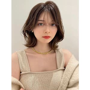 髪質改善くびレイヤー外はねボブ美髪*Zina横浜