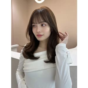 髪質改善内巻きワンレンブラウンロング*Zina船橋