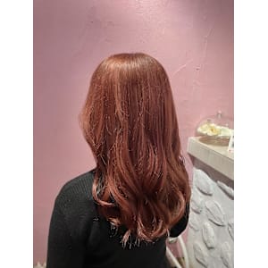 サーモンピンクカラー