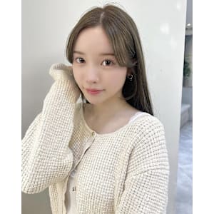 髪質改善アッシュオリーブストレート美髪*Zina銀座