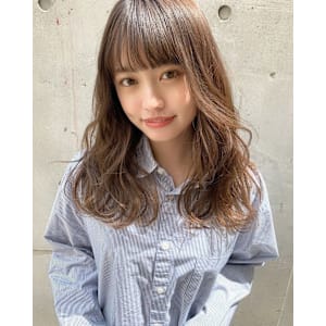髪質改善顔回りレイヤーゆるふわヘア*Zina銀座