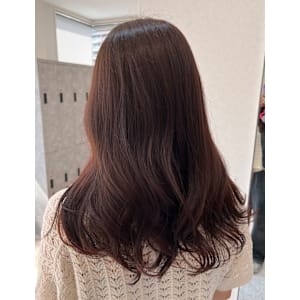 大人のラベンダーピンクブラウン