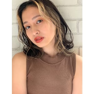 ハイライト×波ウェーブ