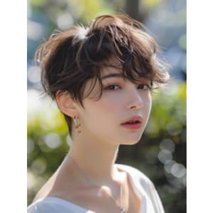 ボブ/外ハネ/暖色/ブリーチなし