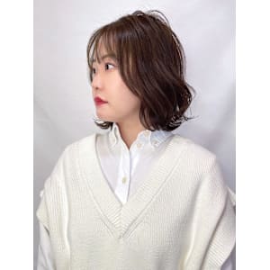 【MICHI 富田店　古作蓮】 ブラウンカラー ミディアム